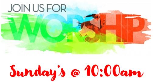 Join us for Worship with times